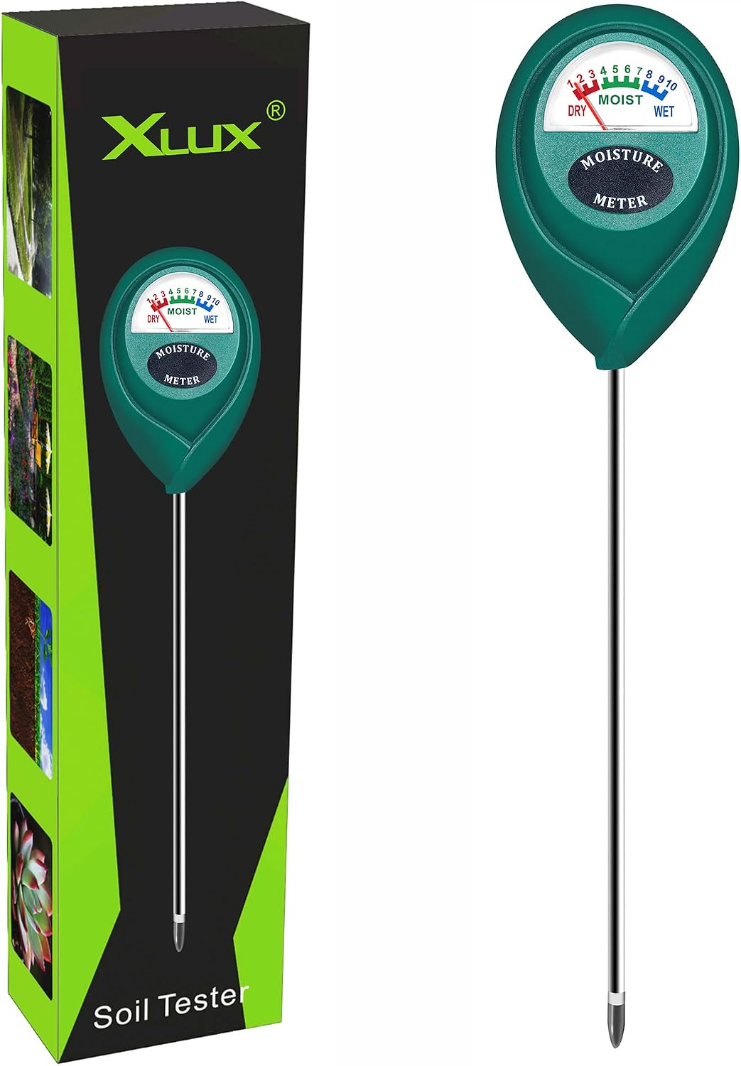 Detalle de XLUX T10 Plant Soil Moisture Meter, Battery-Free Single Probe