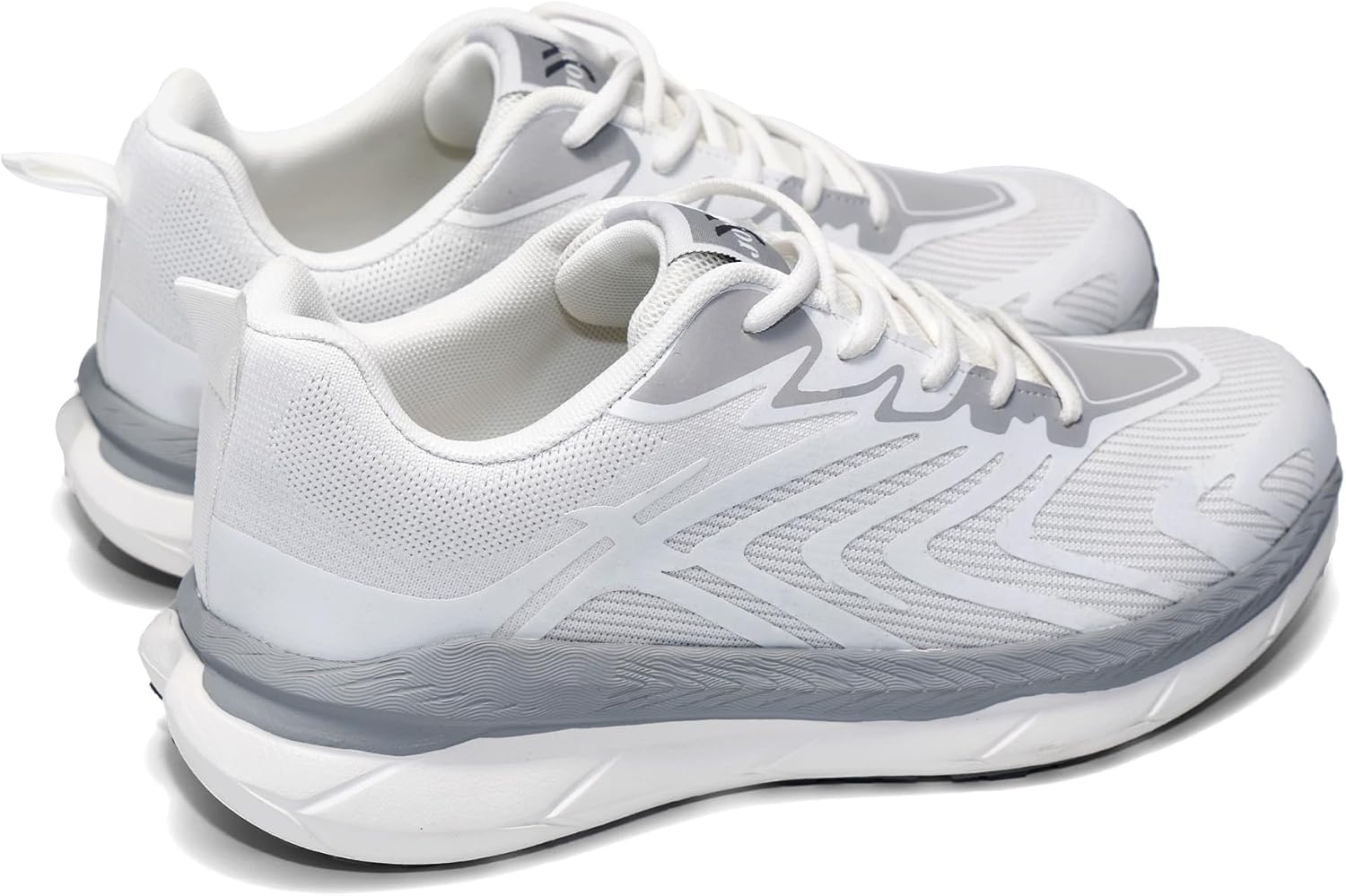 Detalle de JOMIX herensneakers maat 40: grijs mesh met veters en rubberzool