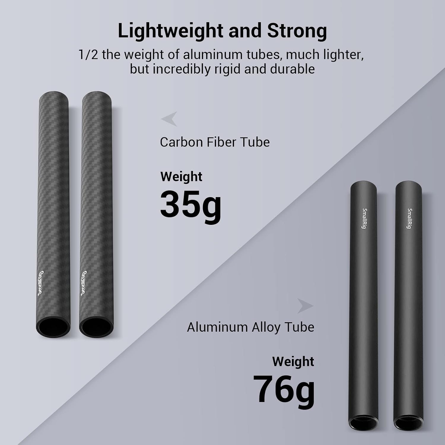 Thumbnail 4 de SMALLRIG 15mm Carbon Faser Ruten 6 Zoll