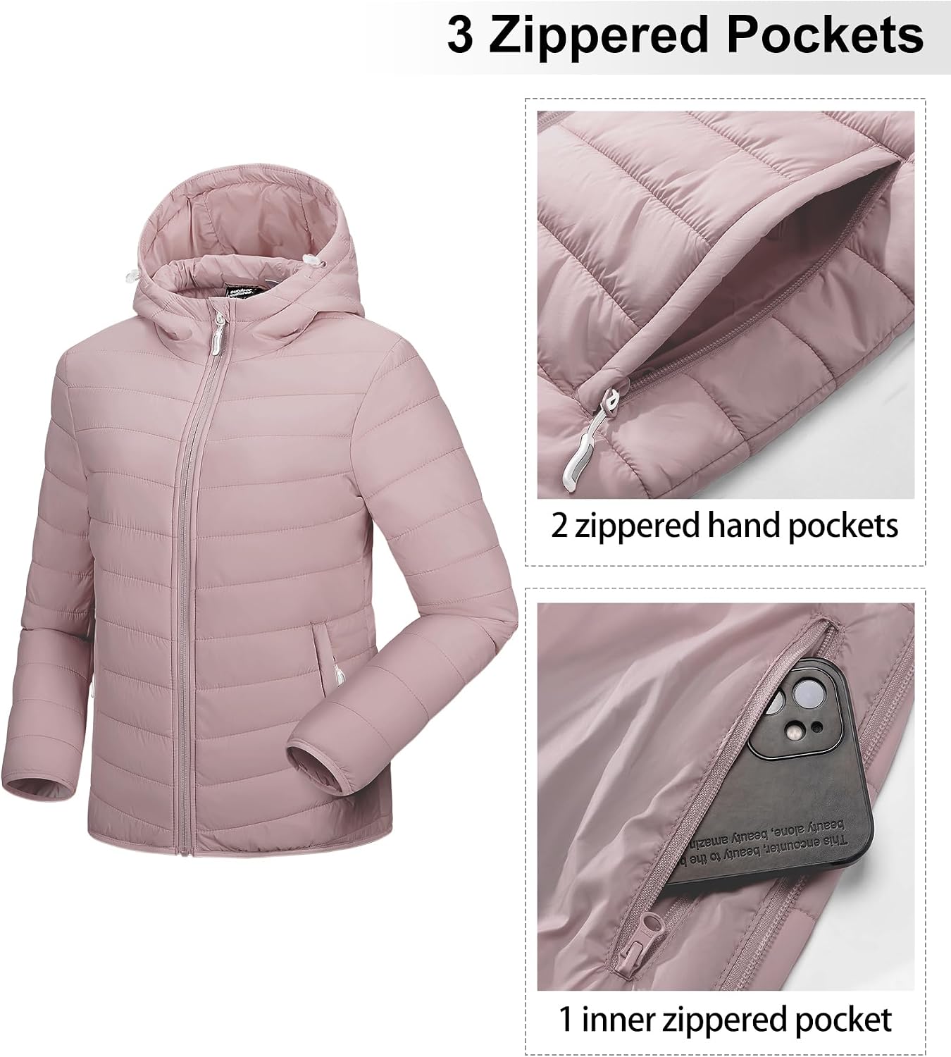 Thumbnail 4 de Outdoor Ventures Women Puffer Jacket with Hood