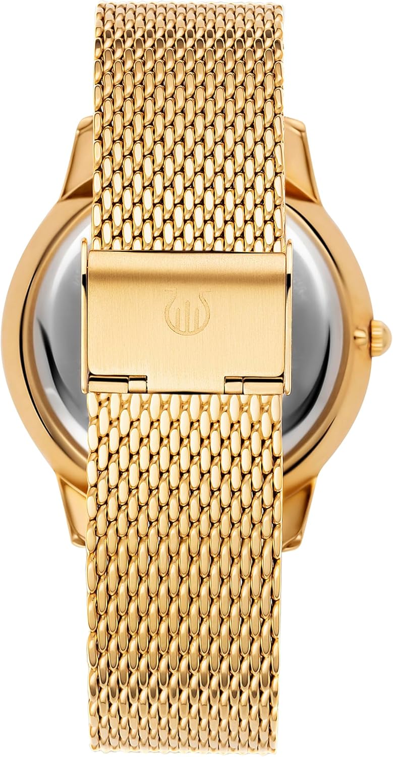 Thumbnail 3 de Orphelia Portobello Homme: montre analogique quartz, boîtier doré et bracelet acier
