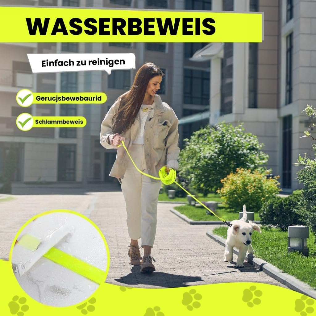 Thumbnail 4 de Loutep Biothane Schleppleine für Hunde – lange Trainingsleine (3 m bis 20 m)