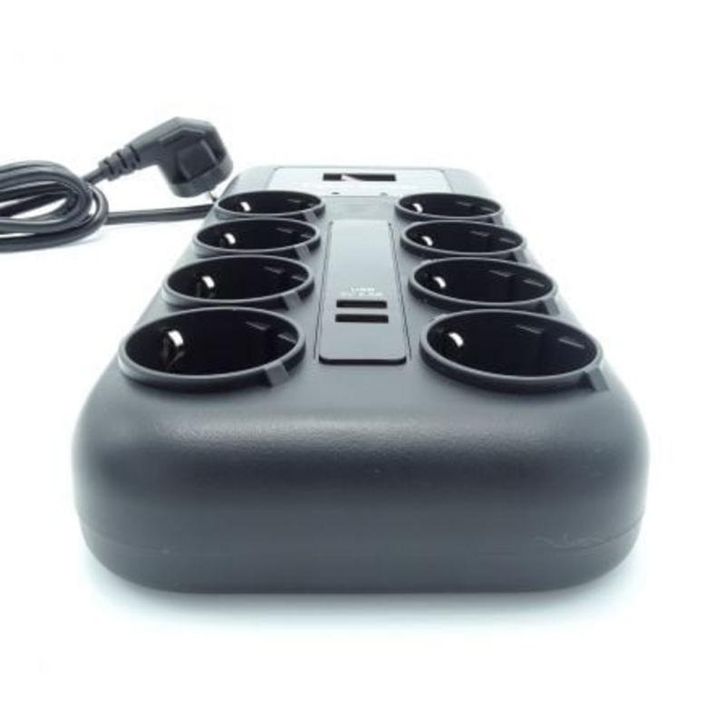 Thumbnail 3 de CyberPower P0820SUF0-DE: Regleta con 8 tomas Schuko y 2 USB-A, 1,8 m