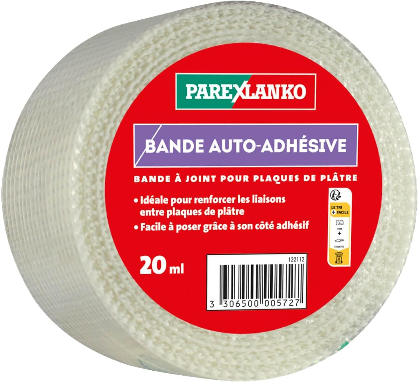 Thumbnail 6 de Parexlanko Bande Auto-Adhésive en Fibre de Verre — Transparente, 50 mm x 45 m