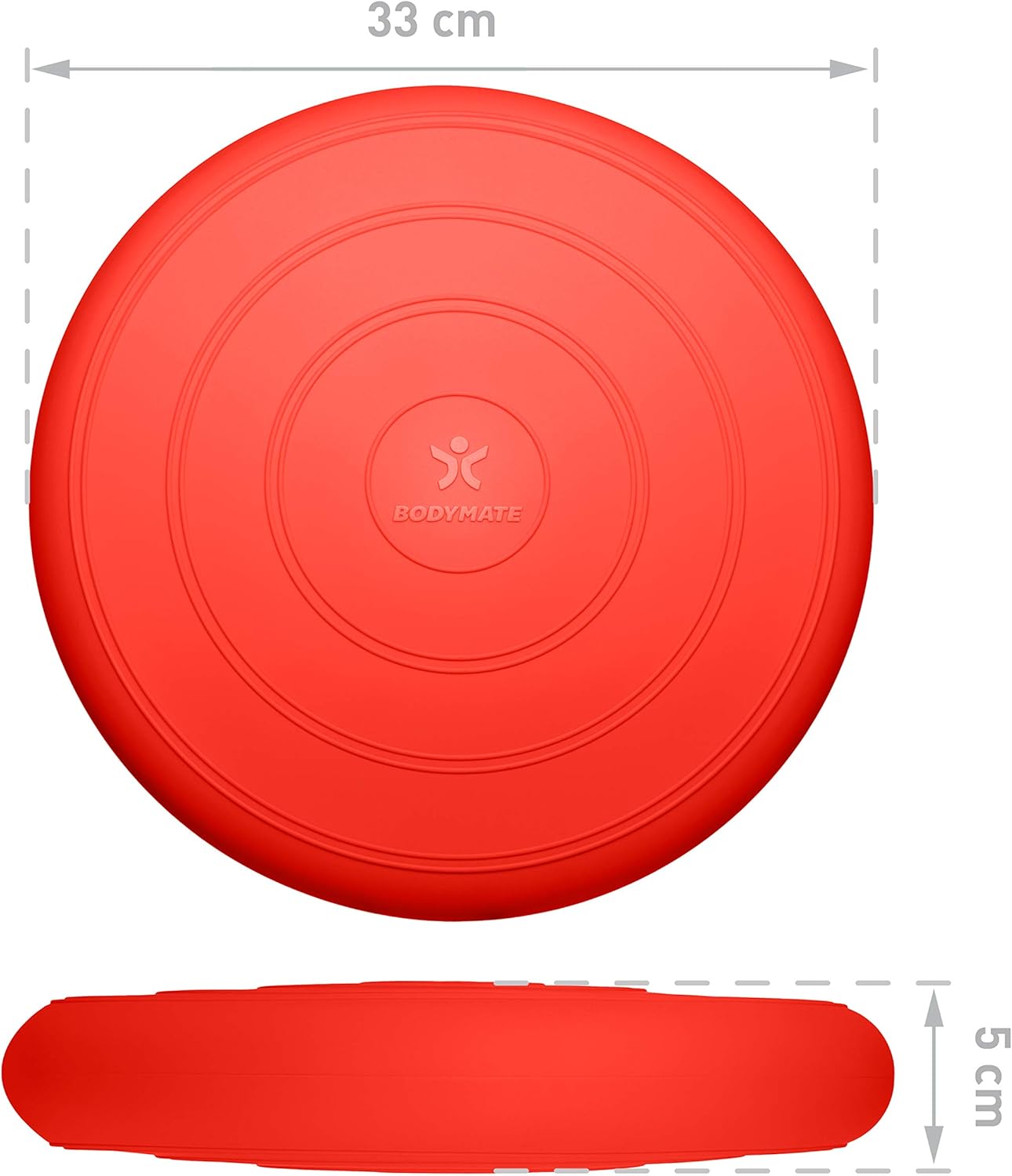 Thumbnail 4 de BODYMATE Cuscino propriocettivo Gonfiabile Comfort – Ø 33 cm, pompa inclusa