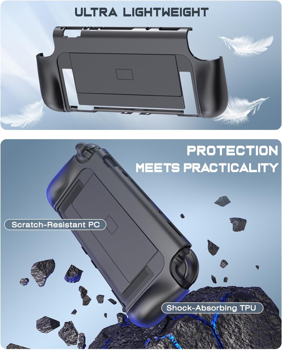 Detalle de Nintendo Switch 2 Schutzhülle, slim TPU Grip
