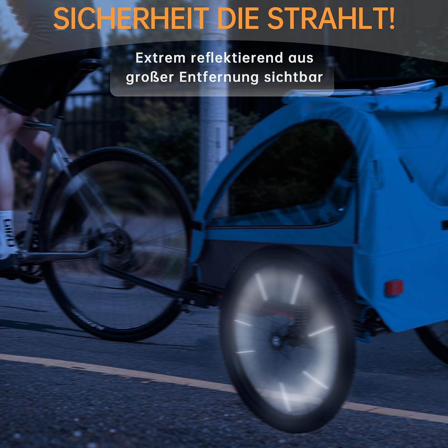 Thumbnail 2 de Kinderfahrradanhänger 2in1 40 kg mit Jogger & Buggy