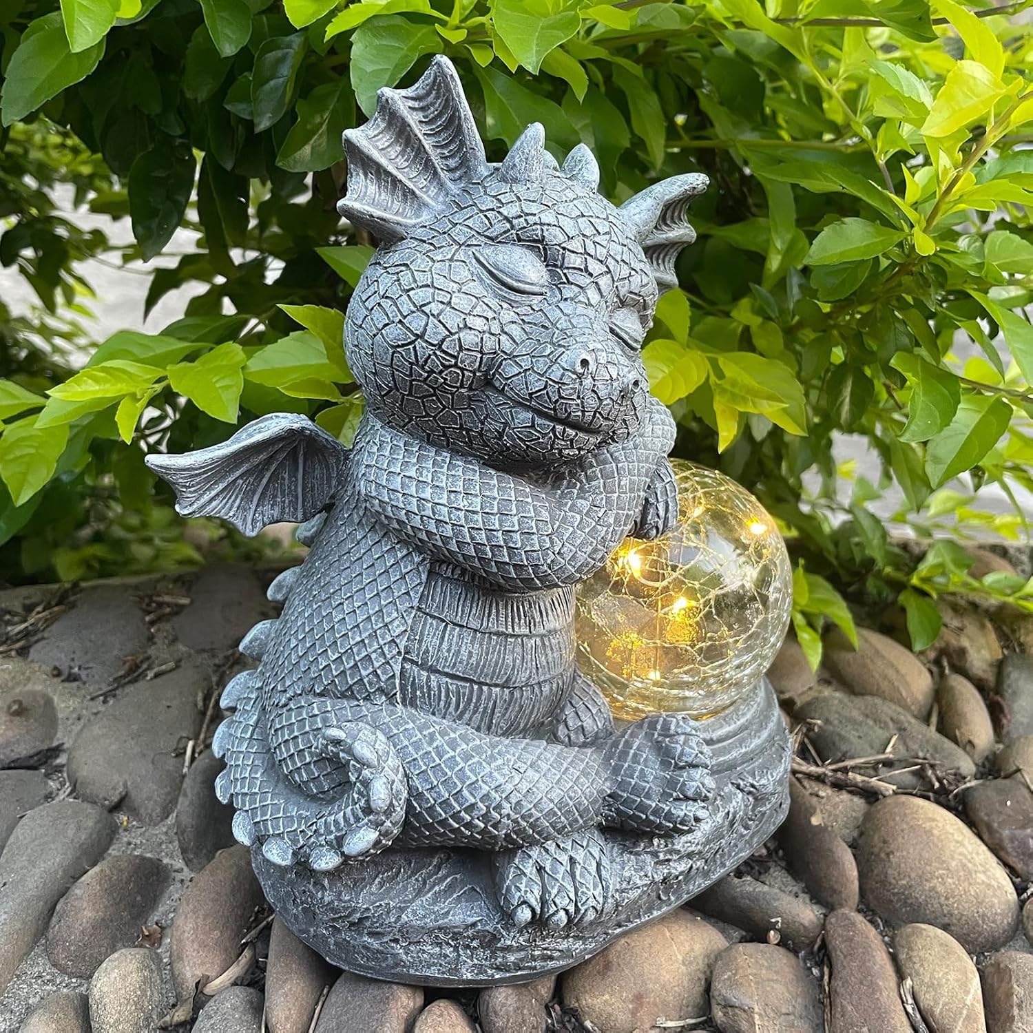 Thumbnail 2 de WNXURT Solar Turtle Garden Figurine with LED Lights 🐢