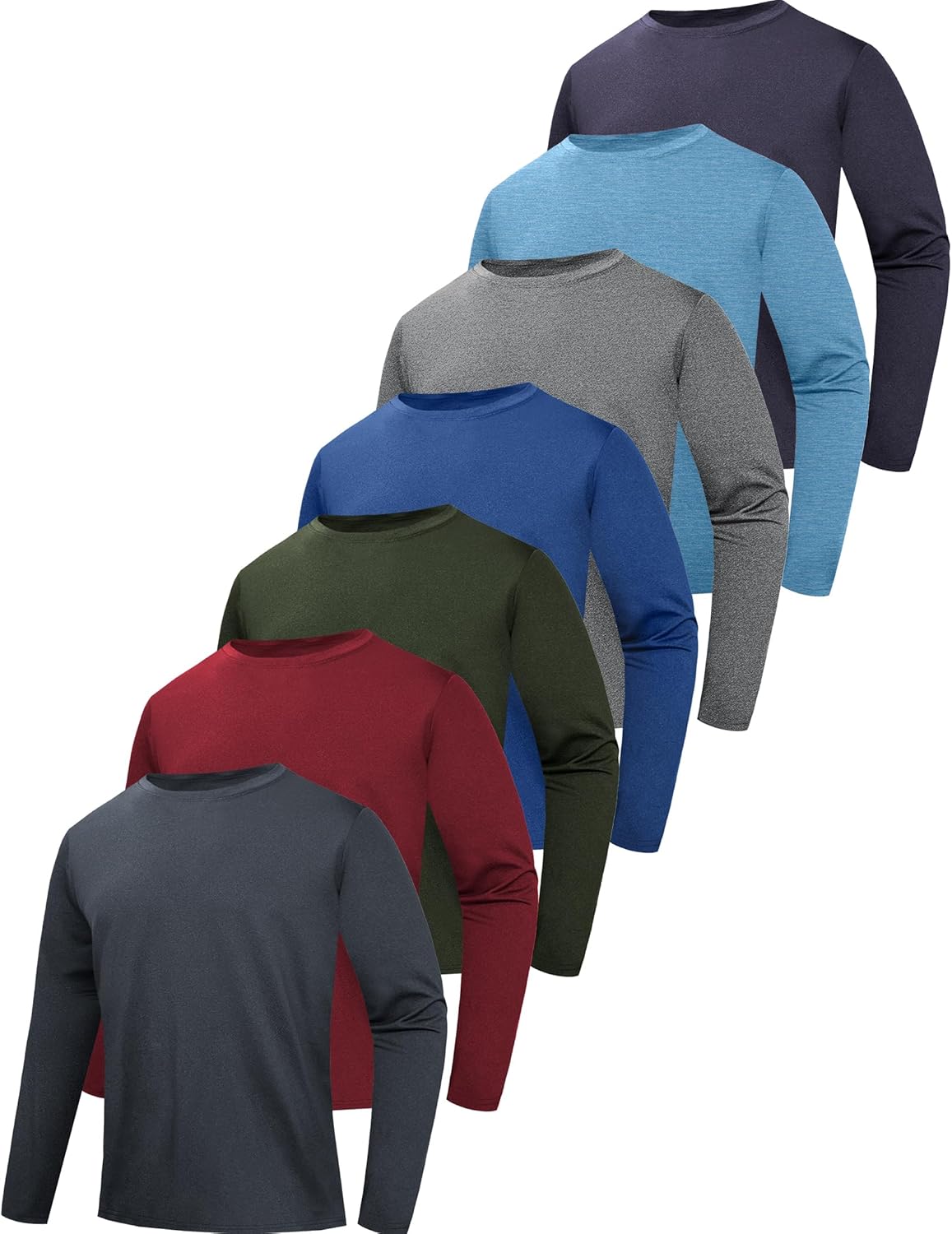 Thumbnail 6 de Men's Quick Dry Long Sleeve Shirts 6-Pack