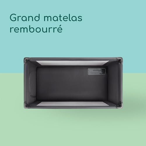 Detalle de Bebeconfort Sweet Dreams — Lit parapluie bébé 0–3 ans (0–15 kg), Grand Matelas, Ouverture Latérale, Design Pliable