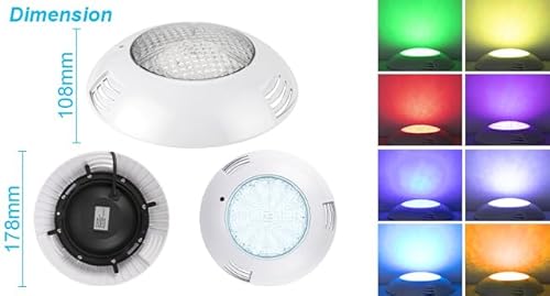Thumbnail 6 de ledmo Foco LED Piscina PAR56 RGB 38W con Control Remoto 12V AC/DC IP68