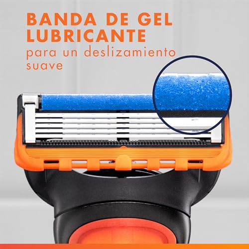 Detalle de Gillette Fusion 5 Cuchillas de Afeitar Hombre🪒 Paquete 8