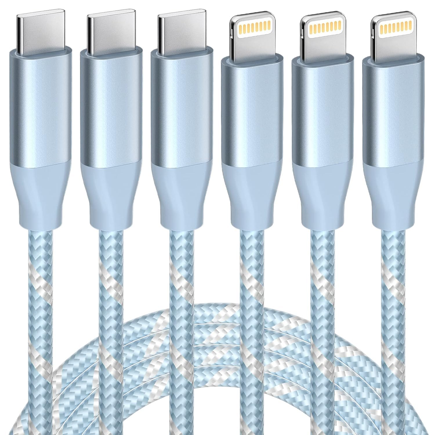 Detalle de Apple USB‑C to Lightning Cable 6ft 3‑Pack