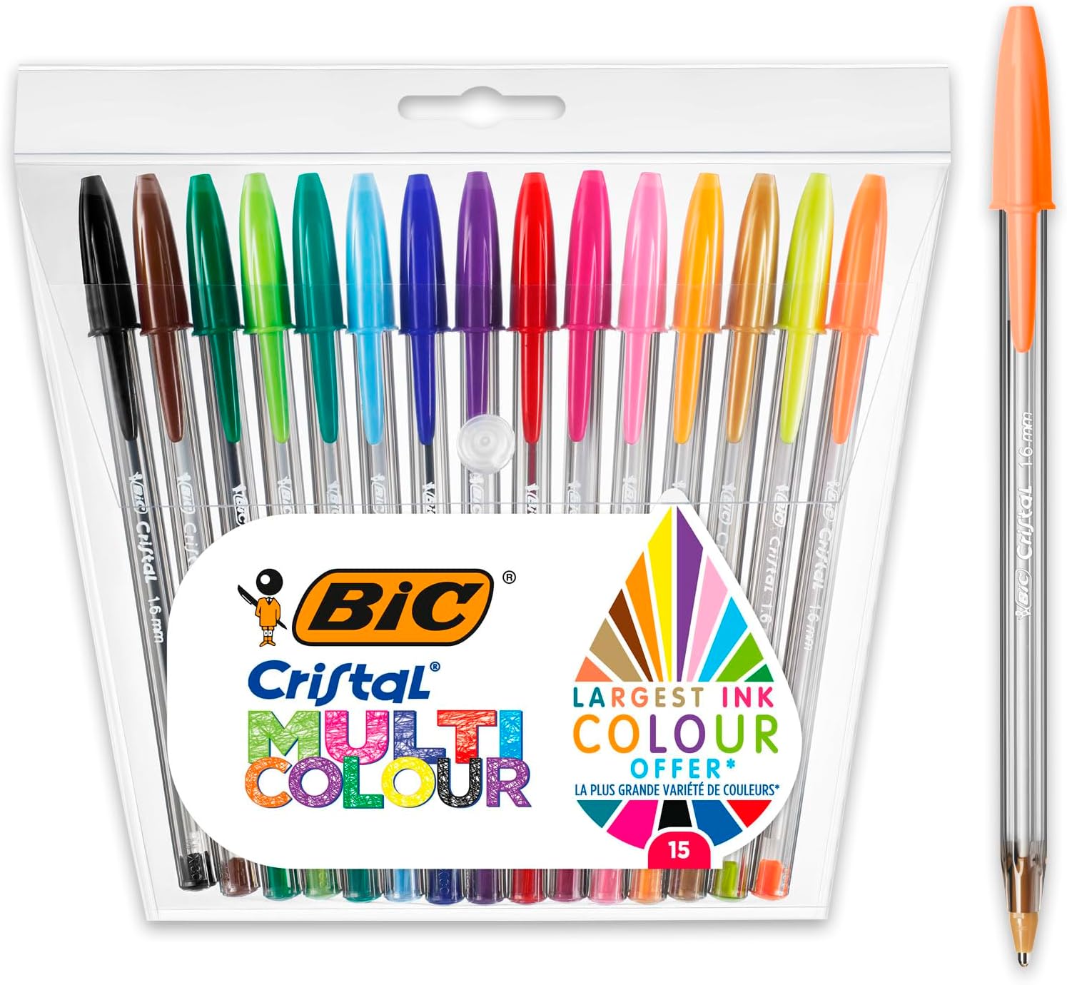 Detalle de BIC Cristal Multicolour StylosâBille 1,6 mm đ