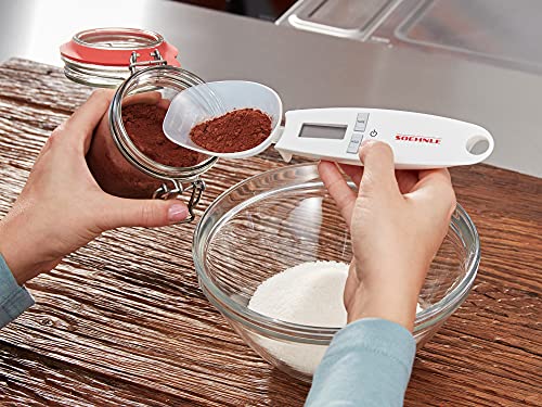 Detalle de Soehnle Cooking Star: bilancia cucina a cucchiaio digitale 0,1 g/500 g, estrazione lavabile