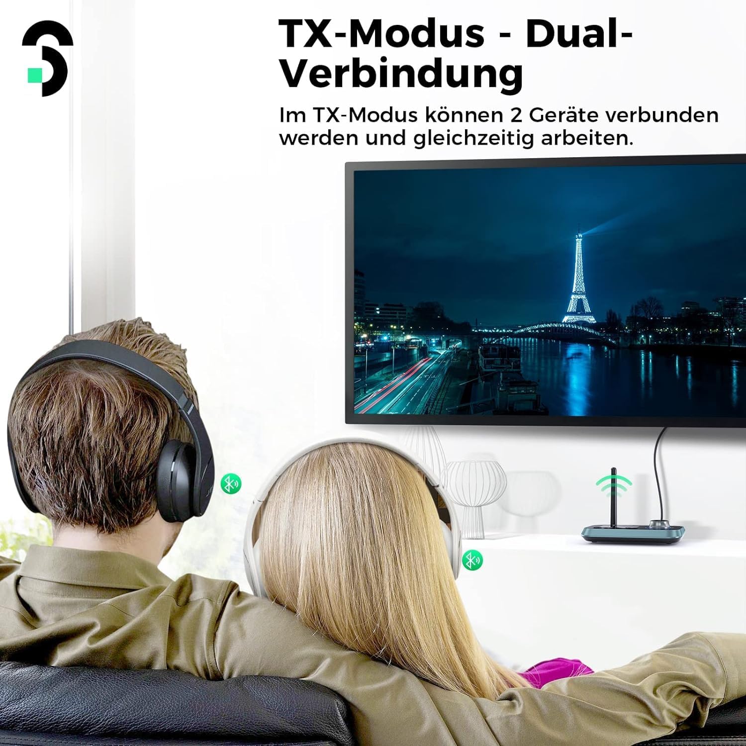 Thumbnail 2 de SOOMFON Bluetooth 5.0 3-in-1 Adapter