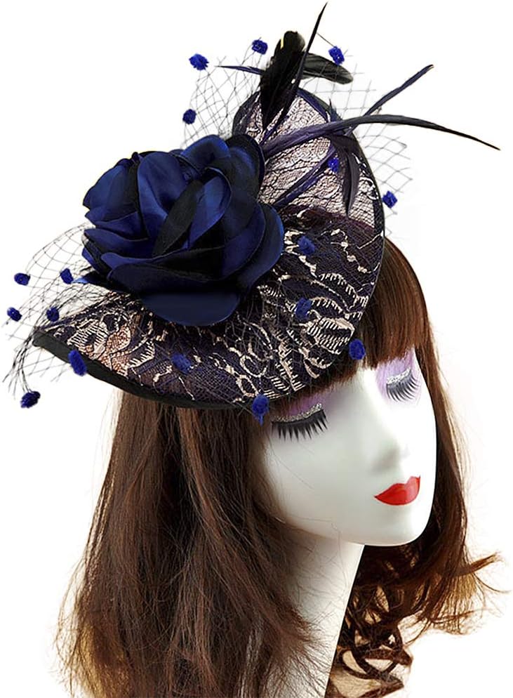 Detalle 2 de Tinayaue Chapeau Bibi Mariage Voile Élégant