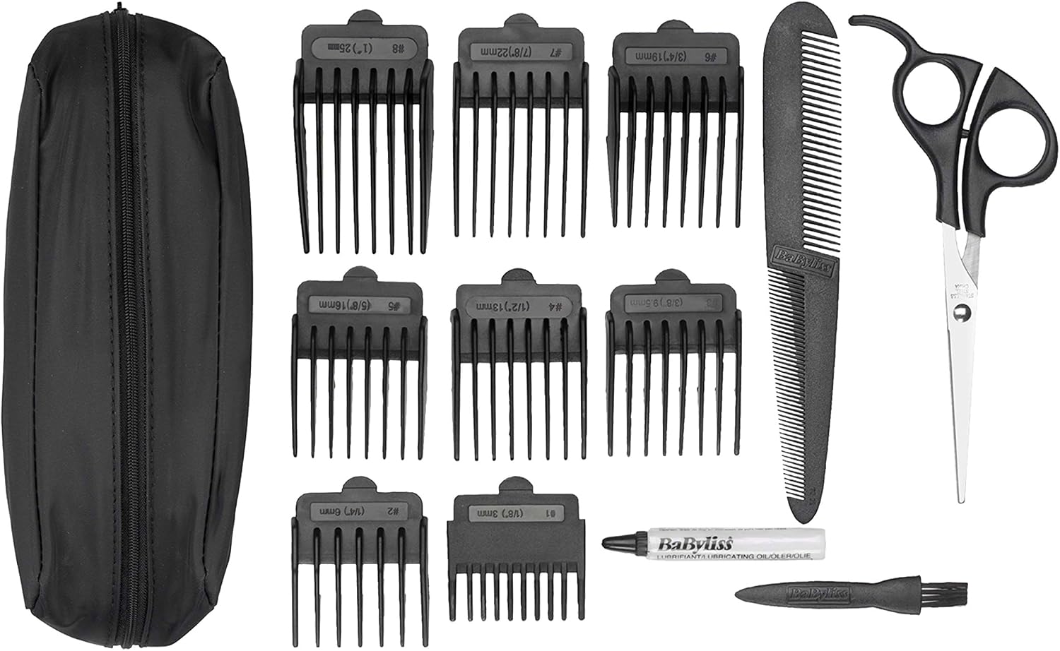 Detalle 2 de BaByliss PowerLight Pro Clipper 7498CU – Cordless or corded men’s hair clipper with 8 guides