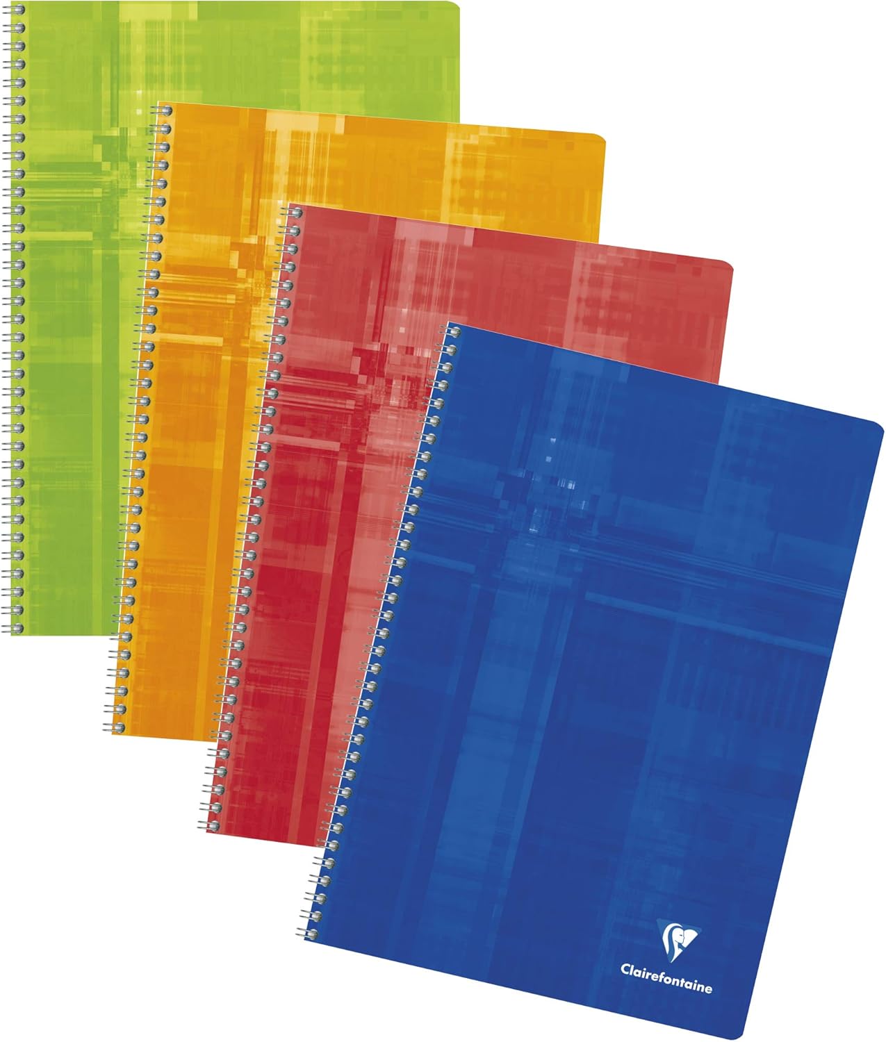Thumbnail 5 de Clairefontaine 68162C Lot de 5 Cahiers à Spirale – A4, 180 pages, 90 g, couverture pelliculée
