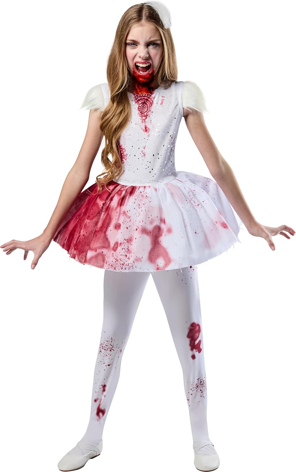 Detalle de Rubies Abducting Abigail Kids’ Costume Dress with Tights and Headpiece