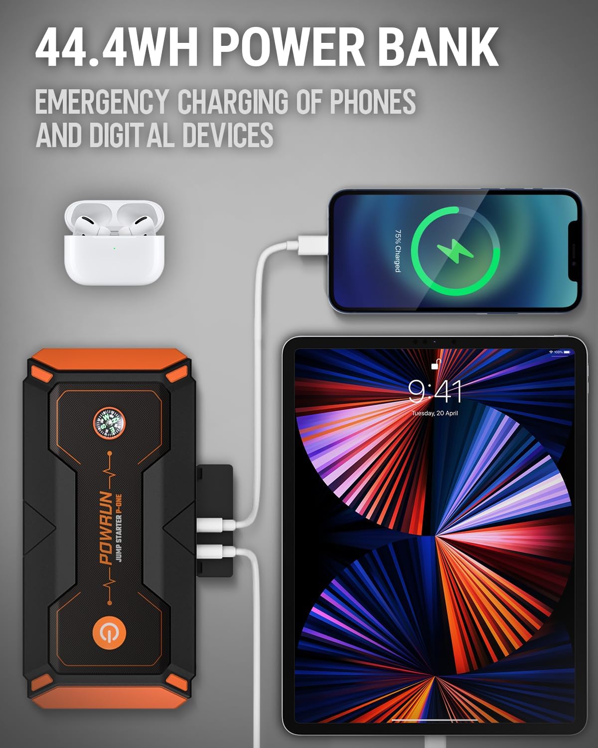Thumbnail 4 de Powrun Jump Starter P-ONE