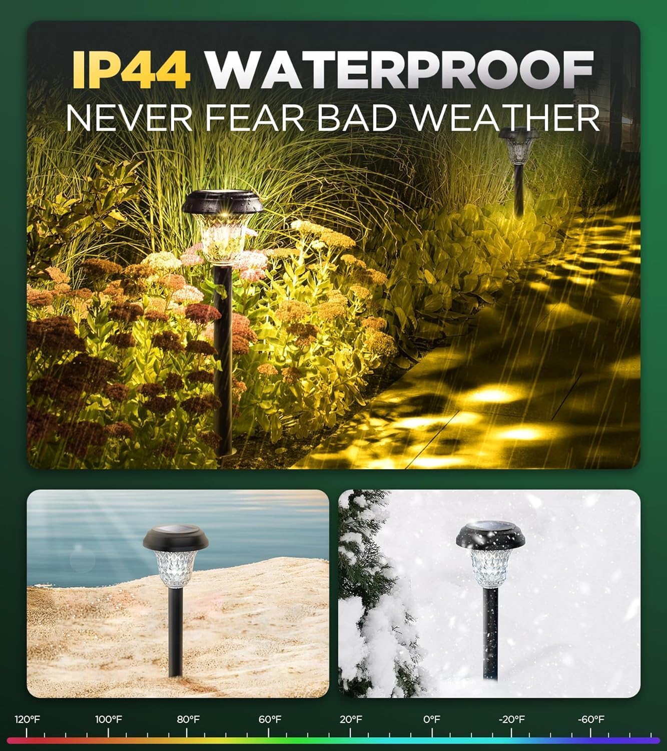 Detalle 2 de AUVERI LIFE Solar Garden Lights 10-Pack