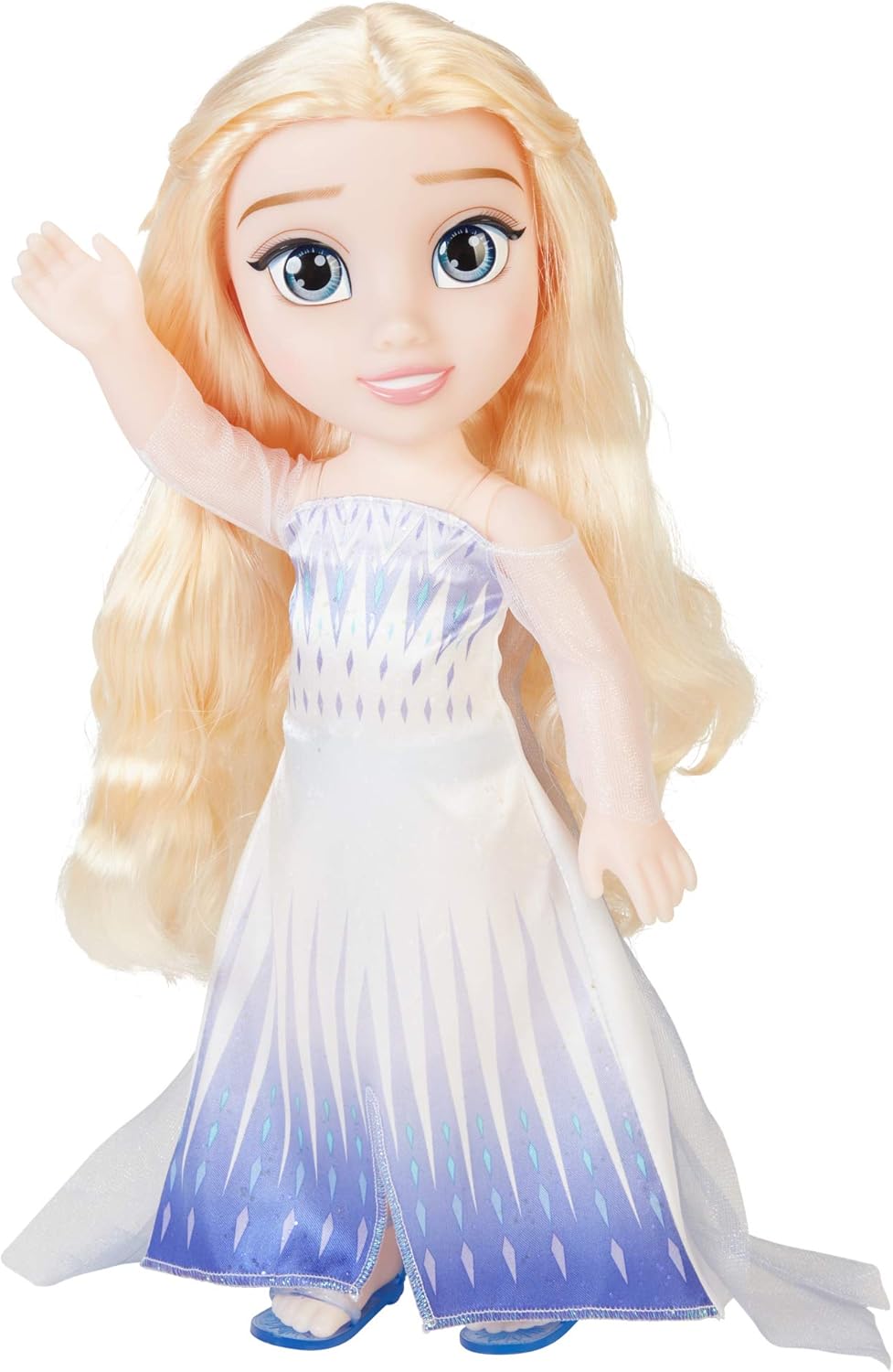 Detalle de Disney Frozen 2 Elsa Puppe (35 cm) – bewegliche Schneekönigin im Modekleid, für Mädchen ab 3 Jahren