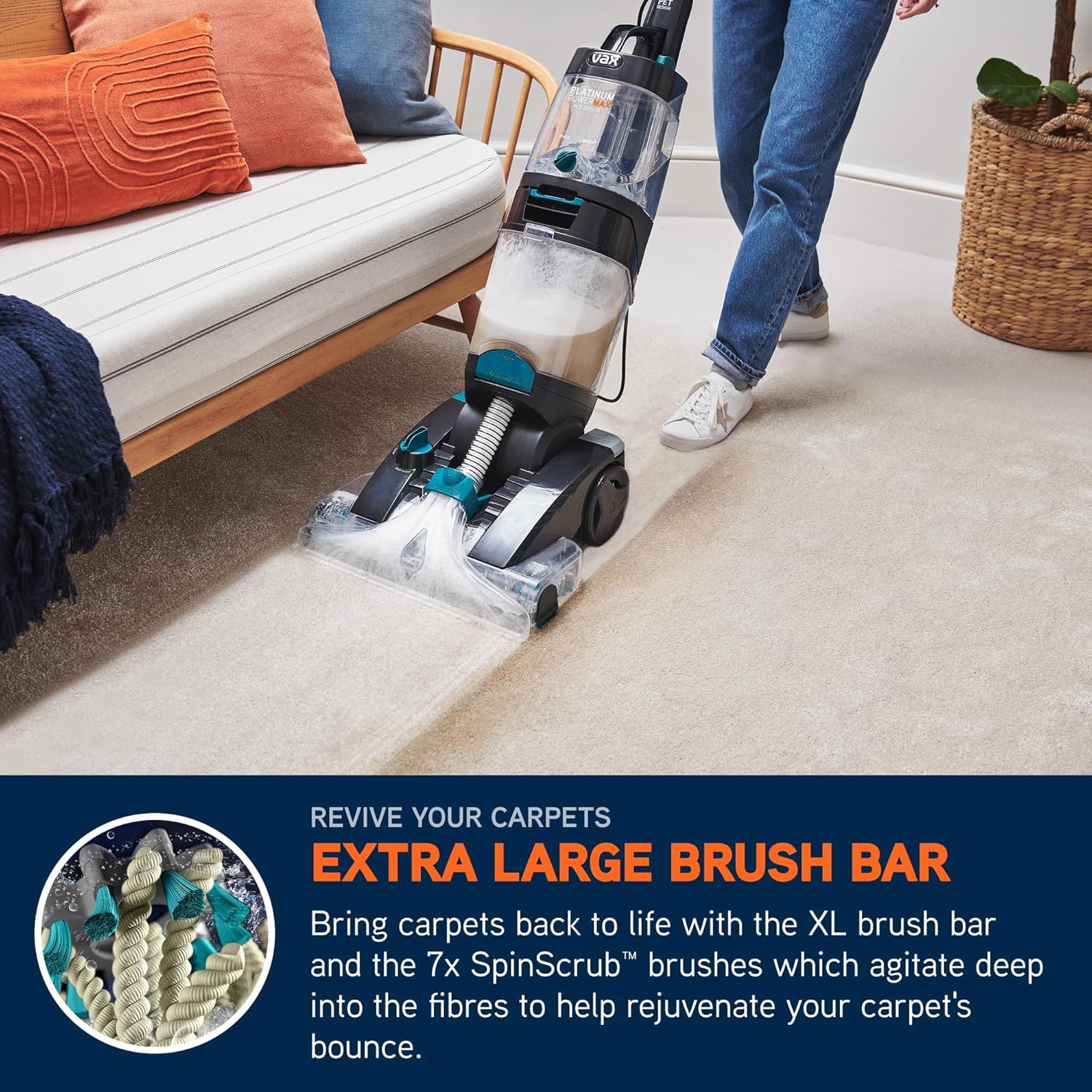 Detalle de Vax Platinum Power Max 1200W carpet cleaner
