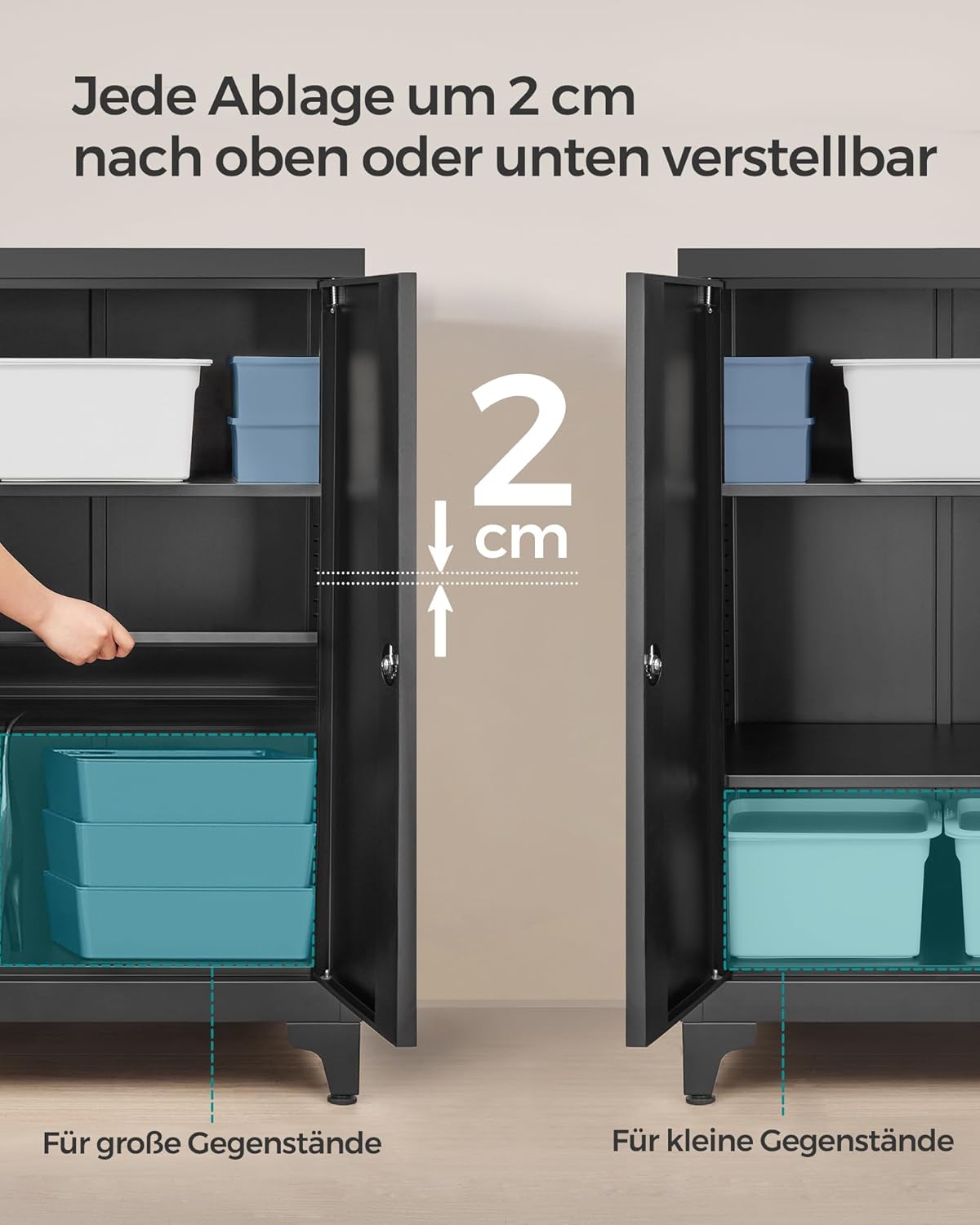 Thumbnail 4 de SONGMICS Aktenschrank 40×60×90 cm 🗄