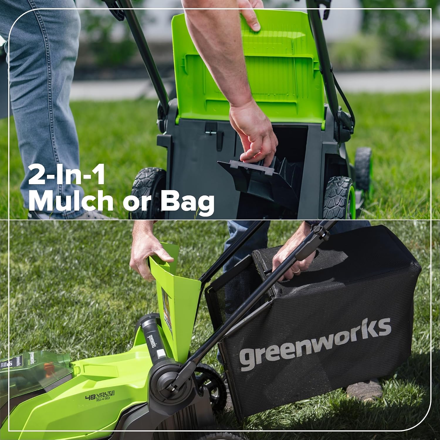 Detalle 2 de Greenworks Push Lawn Mower 17-Inch