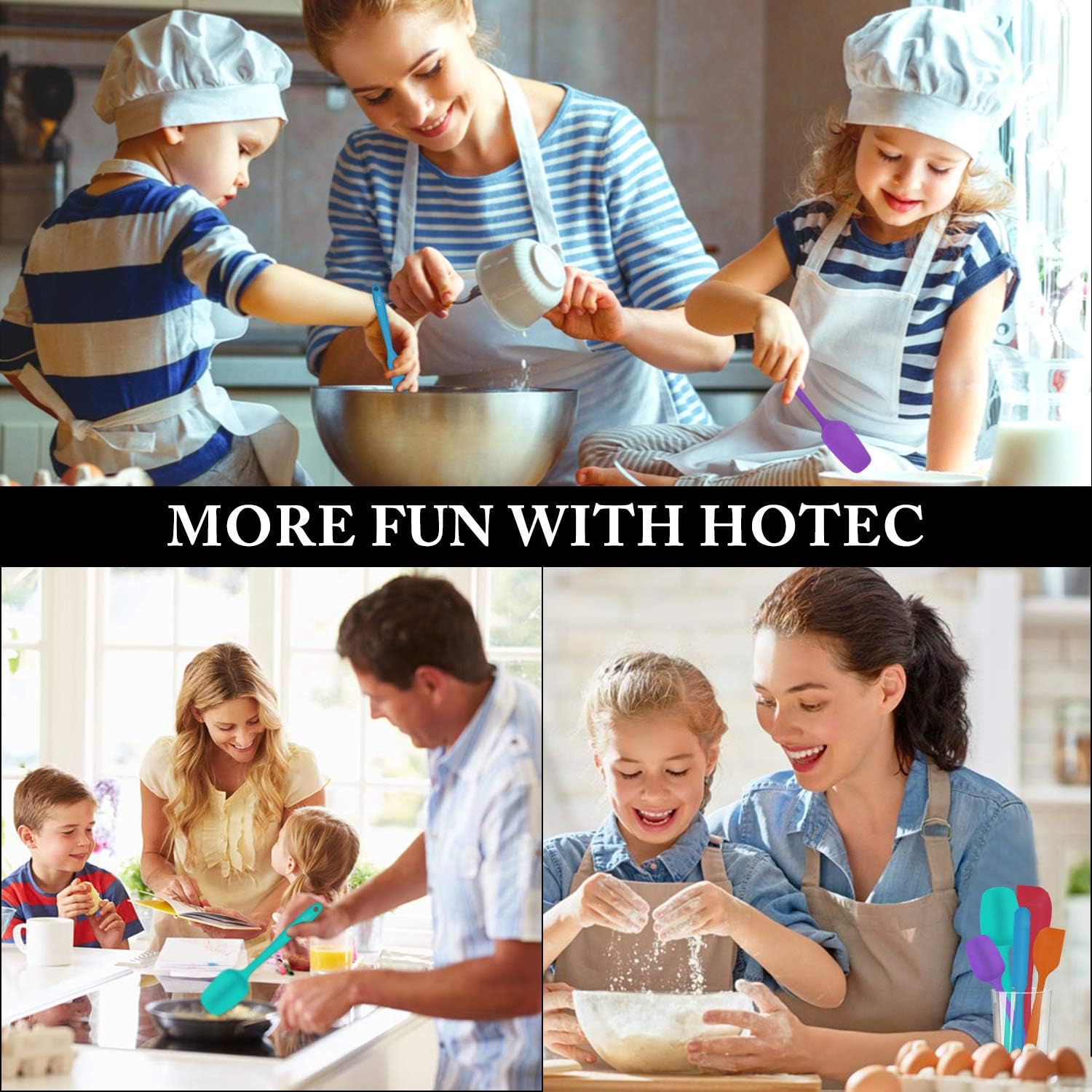 Thumbnail 6 de Hotec Heat Resistant Spatula Set 600℉