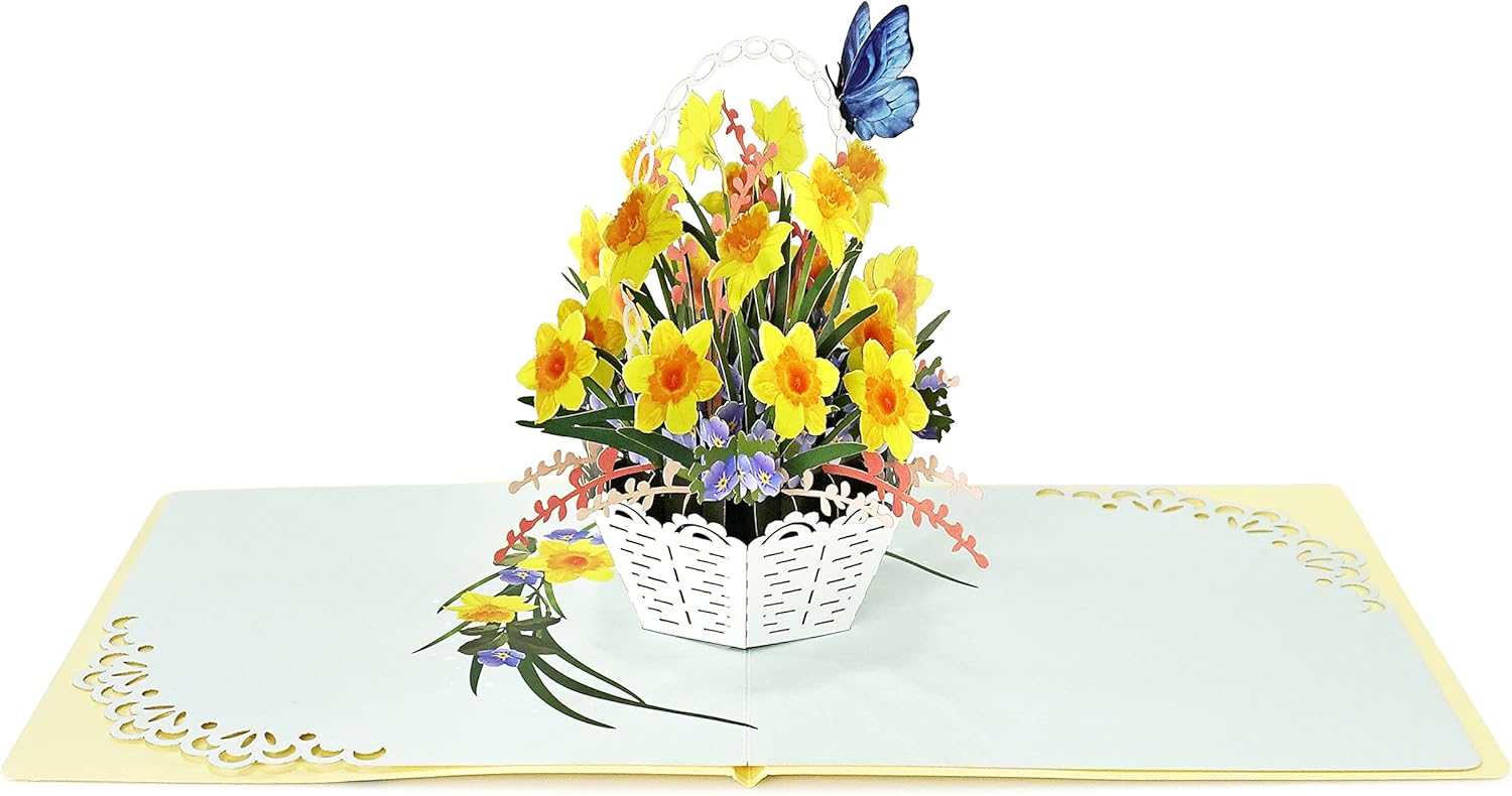 Thumbnail 4 de CUTPOPUP Yellow Daffodils 3D Card