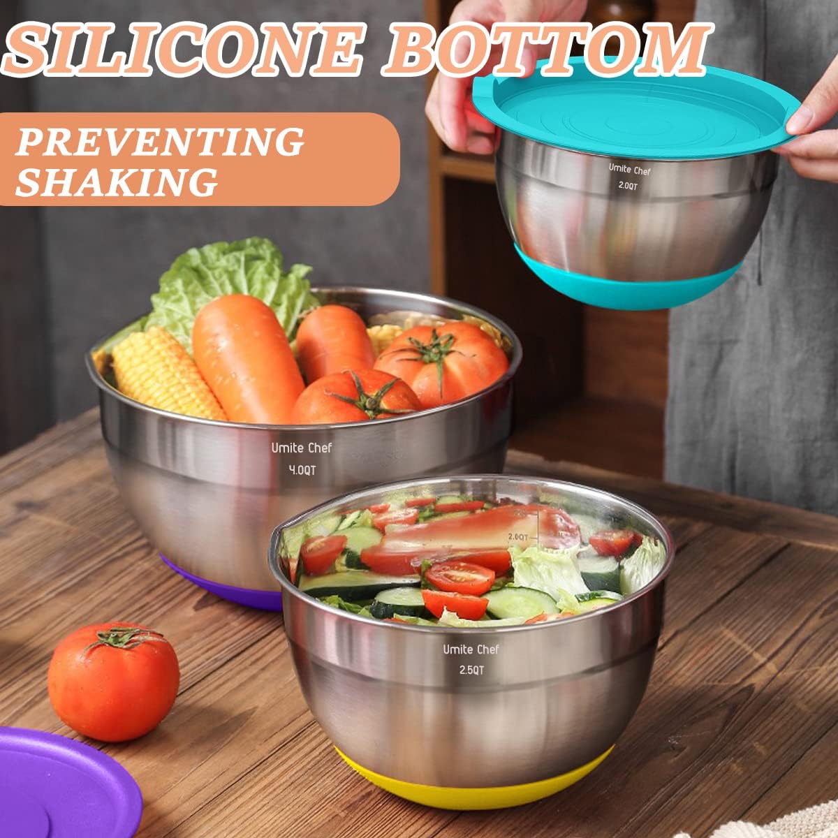 Thumbnail 4 de Umite Chef Mixing Bowls 7 qt 🍽