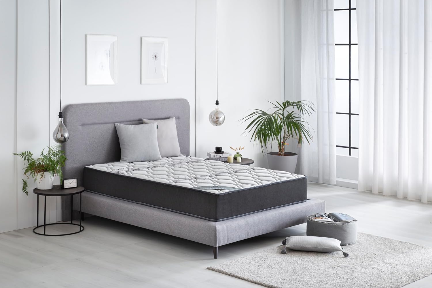Detalle 2 de Dormio Visco Grafeno 🛏️ Colchón Transpirable y Antialérgico 90x190