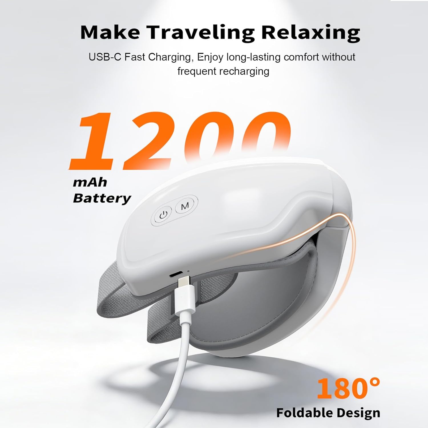 Thumbnail 5 de Alongstar Rechargeable Heated Eye Mask with Heat Compression, Music & 5 Modes