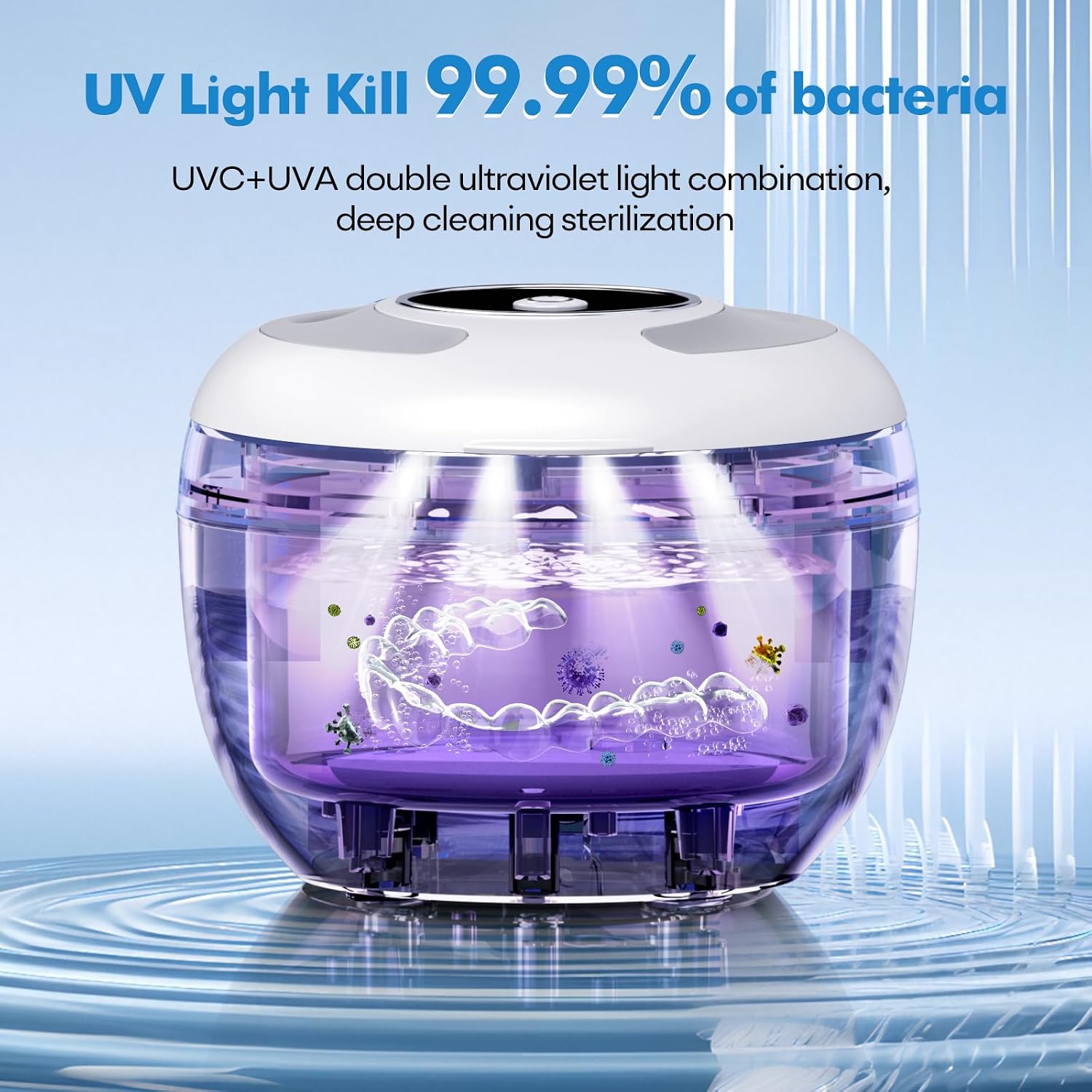 Detalle 2 de Upgraded Ultrasonic Retainer Cleaner 200 mL 🦷