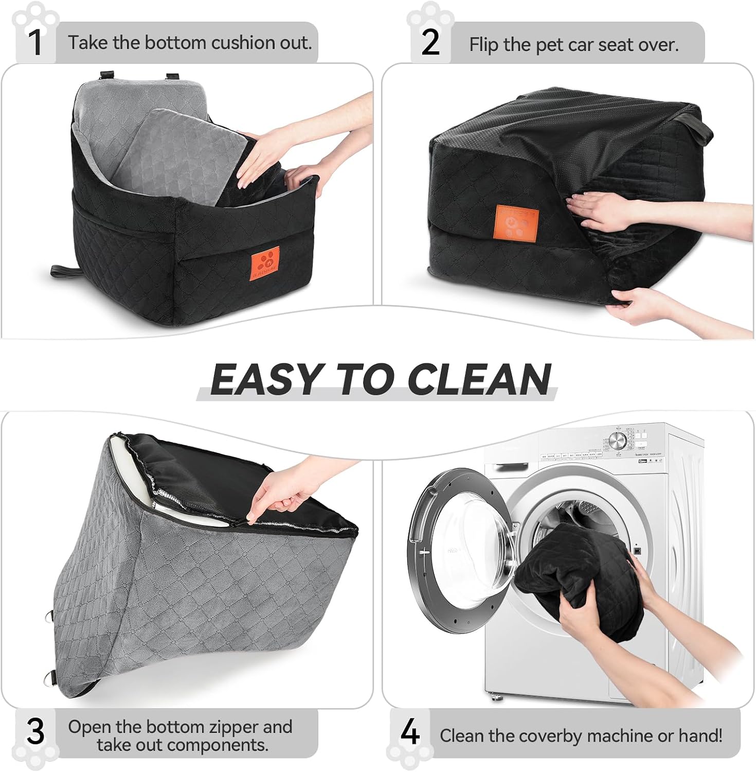 Thumbnail 6 de Dog Car Seat for Dogs Under 35 lbs — Booster
