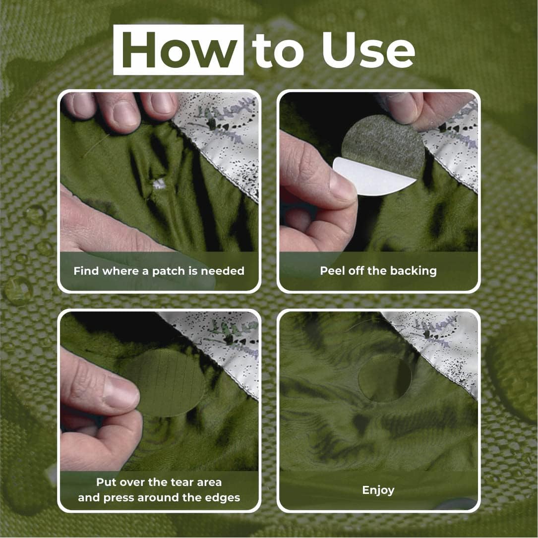 Thumbnail 1 de aZengear Repair Patches (30+ Colours) for Down Jackets, Tents, Shoes and More — 11 Self-Adhesive Patches