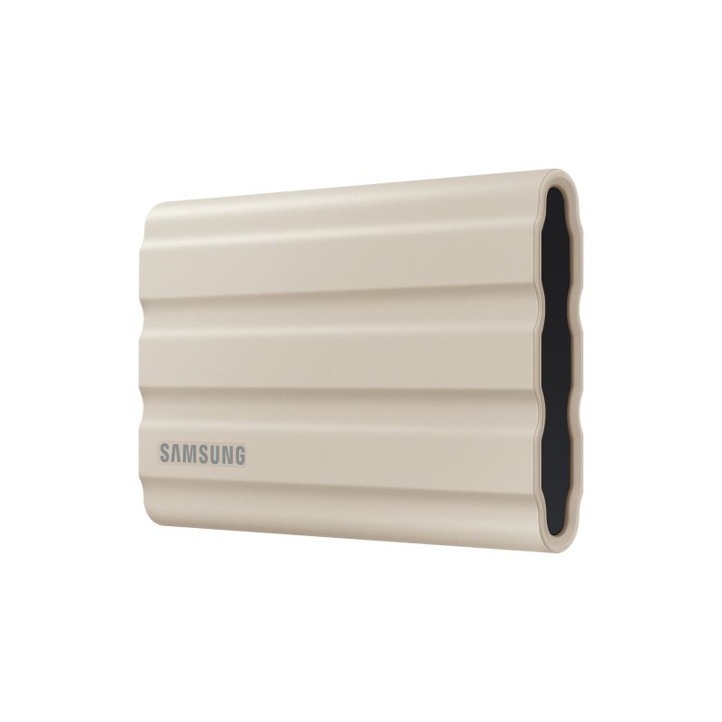 Detalle de Samsung T7 Shield SSD 1 TB portátil beige