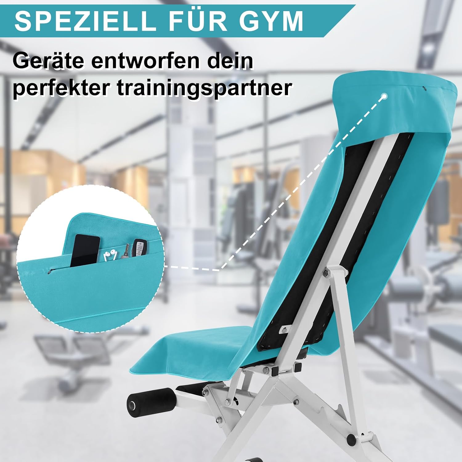Thumbnail 4 de Pameil Asciugamano fitness 120 x 50 cm