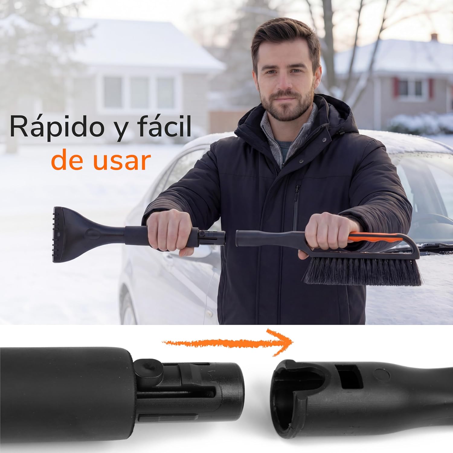 Thumbnail 3 de Upgrade4cars Rascador de hielo para coche