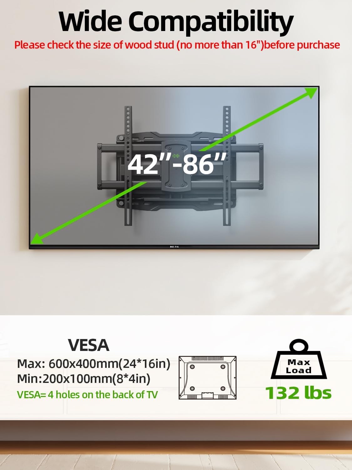 Detalle de USX Mount XML019 TV Wall Mount 86