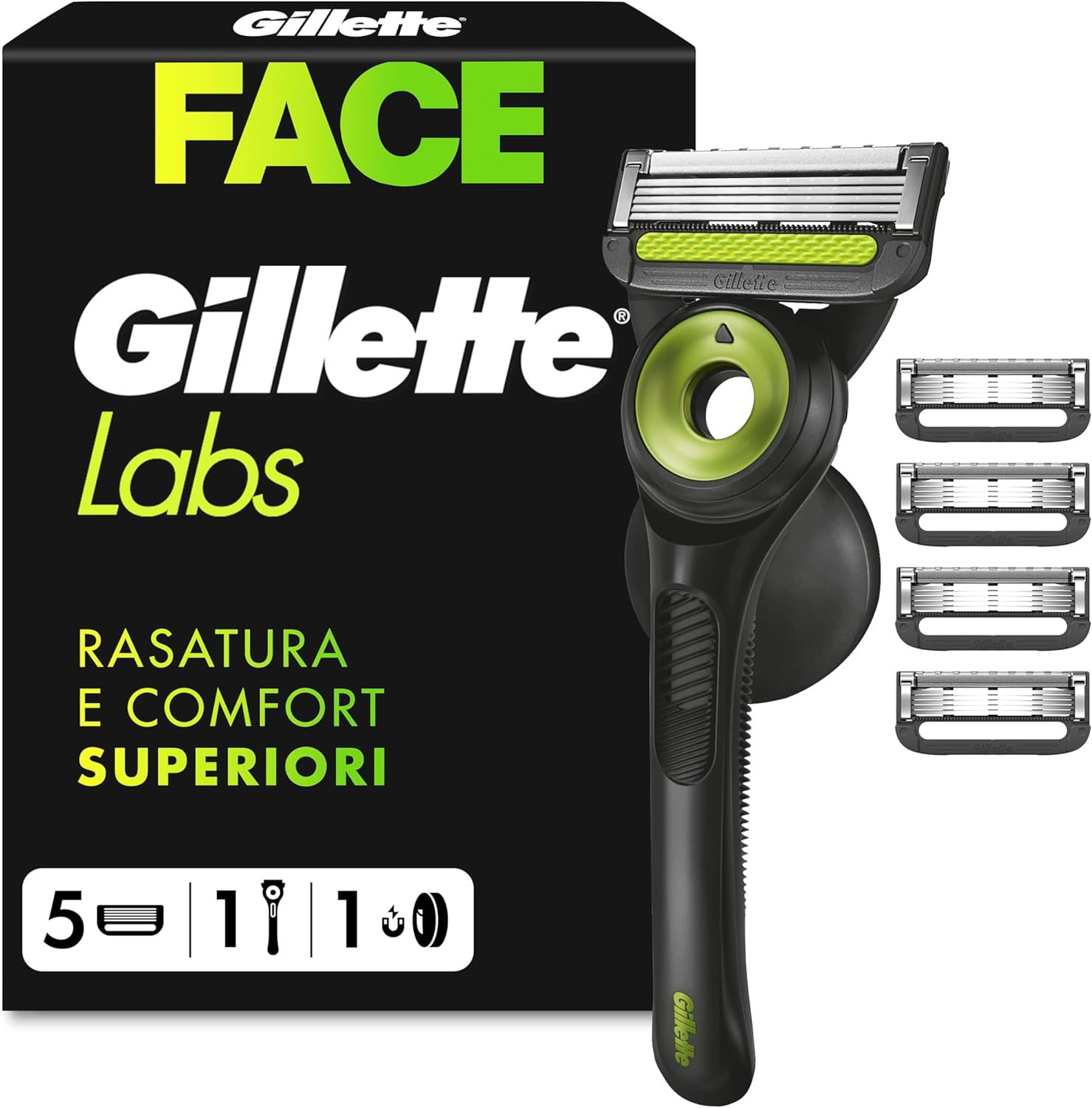 Thumbnail 6 de Gillette Labs Rasoio con barra integrata 5 lame