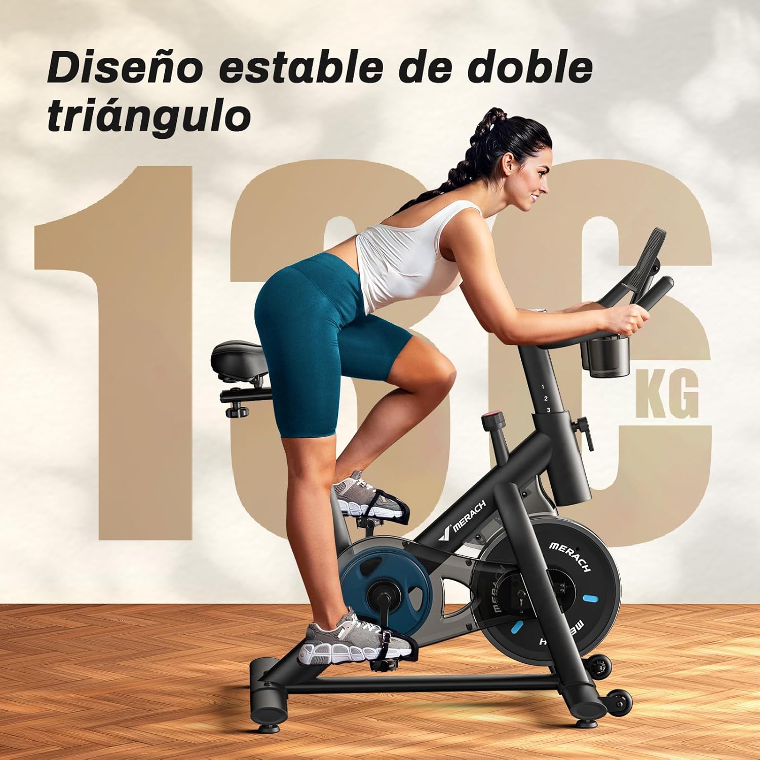 Thumbnail 3 de MERACH Cycleta profesional 136 KG