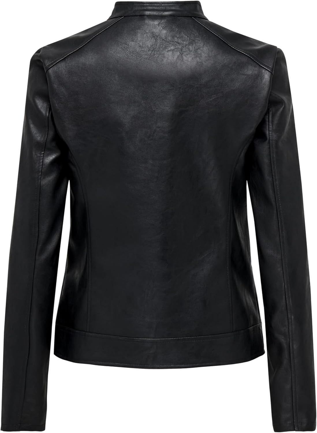 Detalle 2 de JDY JACQUELINE Faux Leather Jacket JDYEMILY, giacca in similpelle con chiusura a bottoni snap