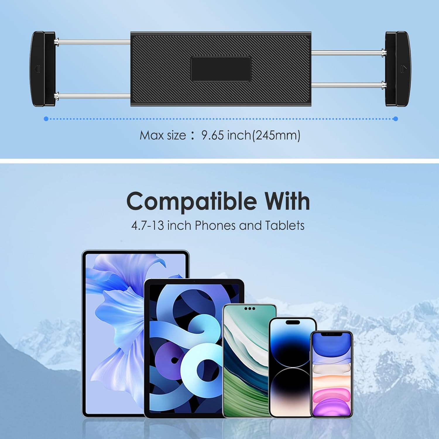 Thumbnail 3 de Lucrave Tablet Wall Mount Holder 360°