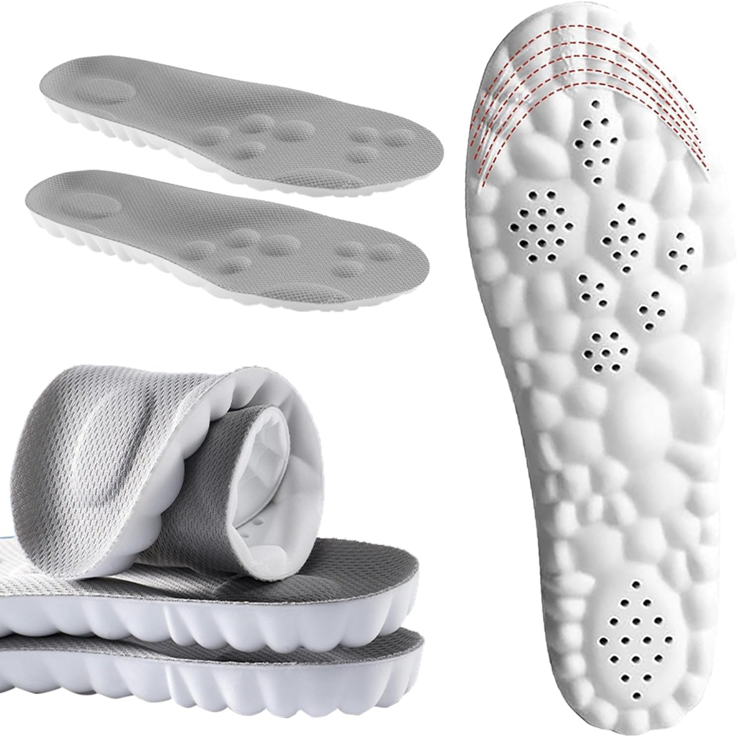 Thumbnail 6 de DWTWLE 4D Cloud Insoles for Men and Women – Ultra-Soft, Anti-Fatigue Support for Foot Pain Relief