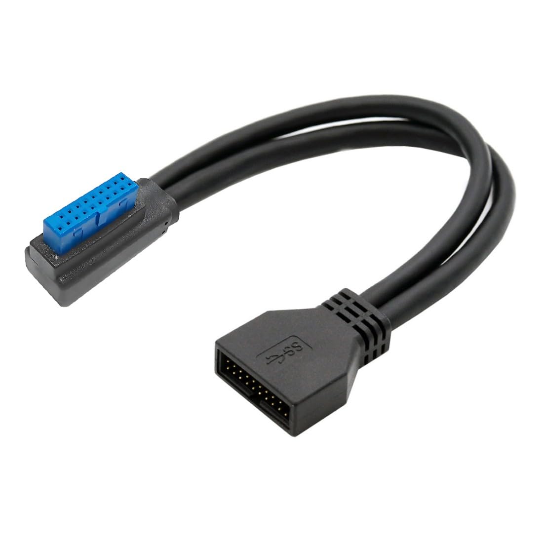 Thumbnail 5 de Chenyang USB 3.0 Frontpanel Header 19/20-polig 90° Verlängerungskabeladapter