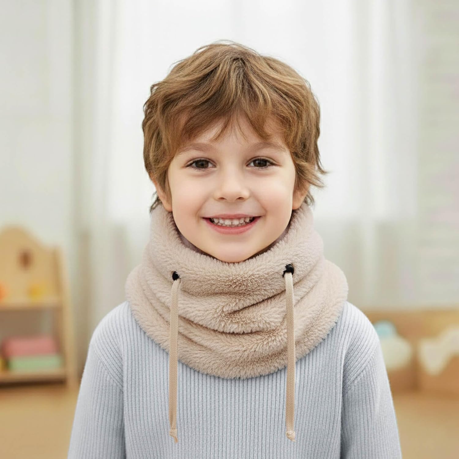 Thumbnail 3 de DRESHOW Thermische Sturmhaube Kinder – winddichte Fleece-Balaclava für 3–10 Jahre