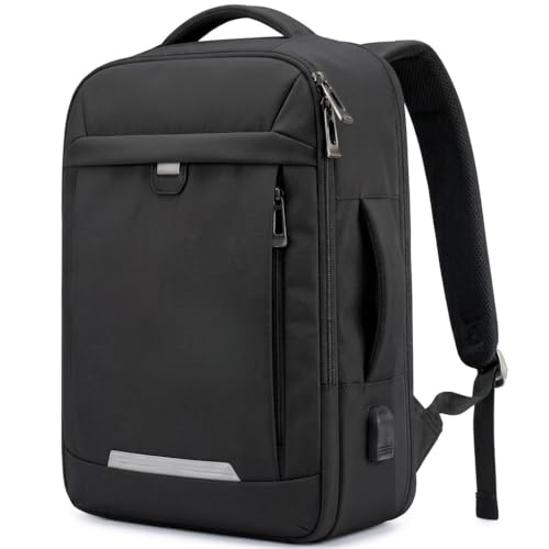 Detalle de Mochila de cabina EDIESI 40x30x20 con USB y expansión, práctica para vuelos y escapadas